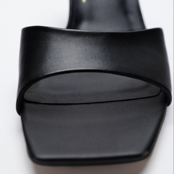 ZARA Metallic Heel Slides - Picture 4 of 8